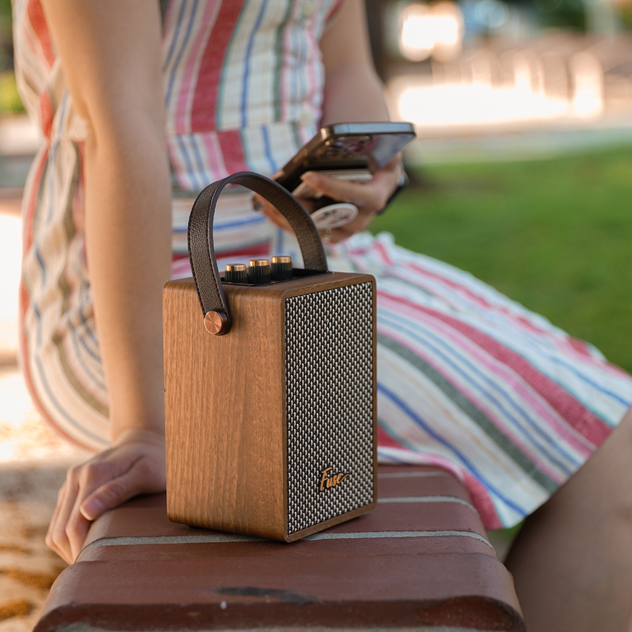 Fuse Andle Vintage Retro Portable Bluetooth Speaker - image 9