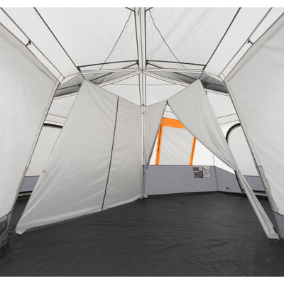 Spacious 12-Person 3-Room Instant Cabin Tent with Screen Room – 20' x 18', 56.5 lbs