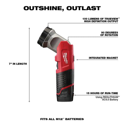 Milwaukee M12 12V Lithium-Ion 5-Tool Cordless Combo Kit with 2 Batteries, Charger & Tool Bag