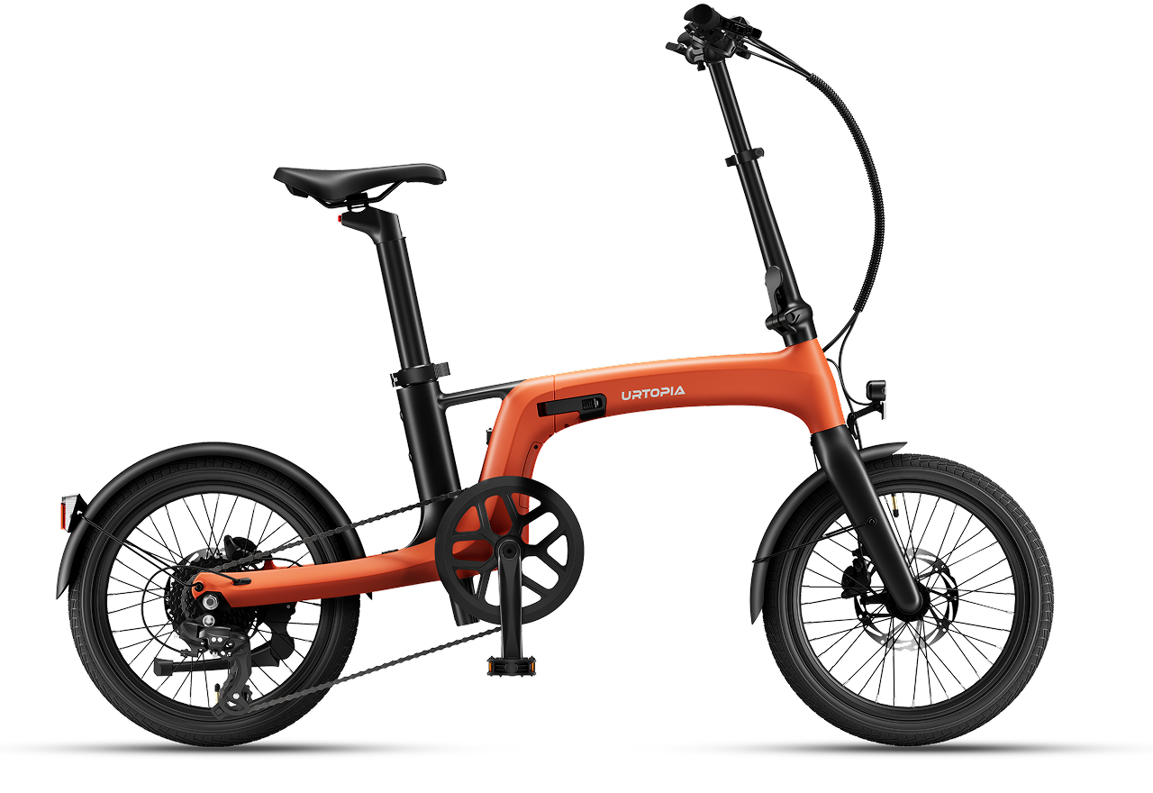 Urtopia Carbon Fold 2 E-Bike - Urtopia Orange