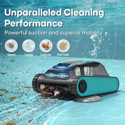 AIPER Scuba S1 Cordless Robotic Pool Cleaner – Smart Navigation, Wall & Waterline Cleaning, 150-Min Battery for Inground Pools up to 1,600 Sq. Ft (2024 Model)