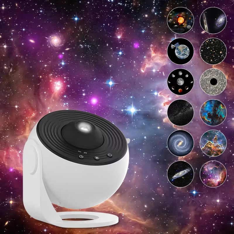 Galaxy Starry Sky Projector with 360° Rotation - Perfect Night Light for Kids, Valentine's Day, or Wedding Decor