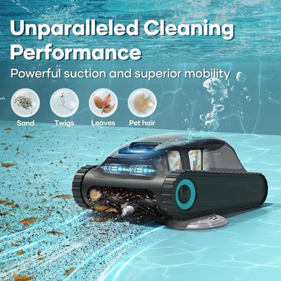 AIPER Scuba S1 Cordless Robotic Pool Cleaner – Smart Navigation, Wall & Waterline Cleaning, 150-Min Battery for Inground Pools up to 1,600 Sq. Ft (2024 Model)