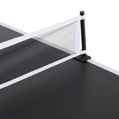 72" 4-in-1 Swivel Game Table with Air Hockey, Table Tennis, Pool, and Launch Football