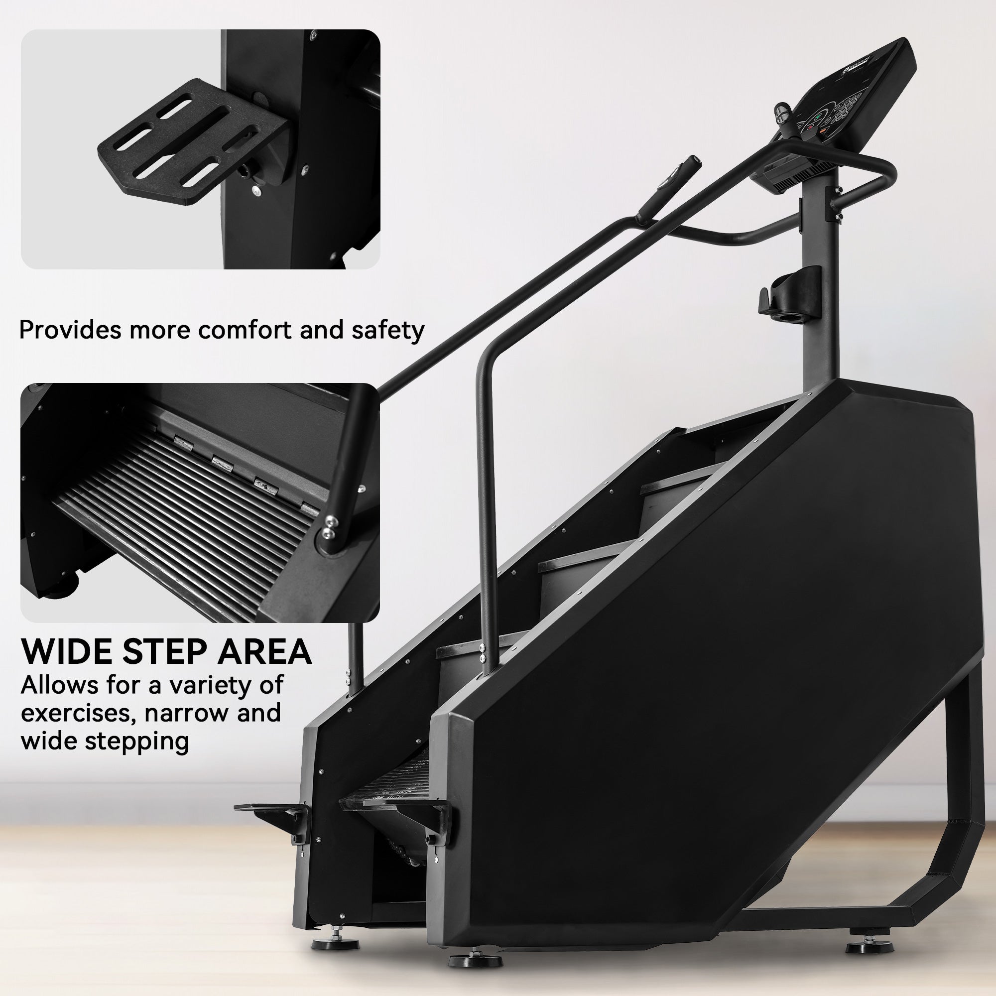 Commercial-Grade Stair Climber - Cardio & Lower Body Workout Machine