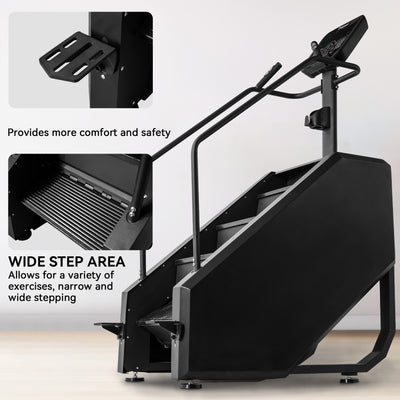 Commercial-Grade Stair Climber - Cardio & Lower Body Workout Machine
