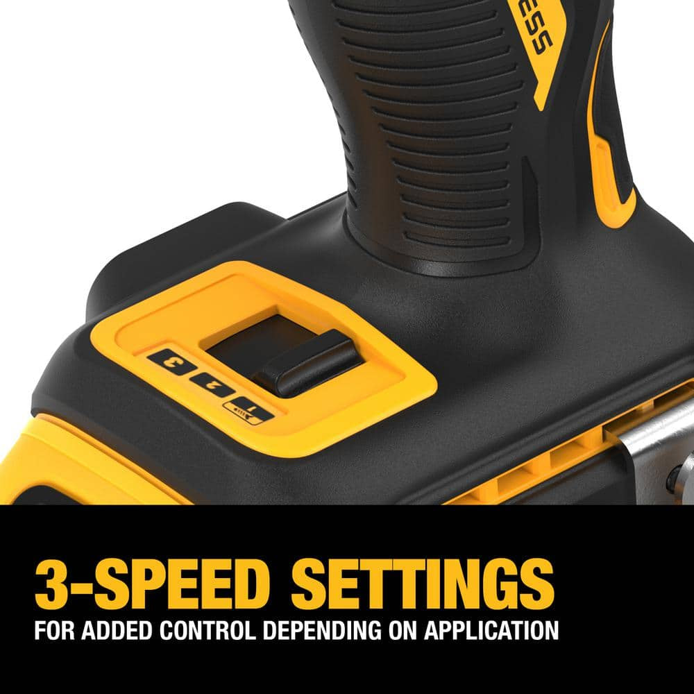 ATOMIC 20V MAX Brushless Impact Driver Kit with 5Ah Battery, Charger & Bag