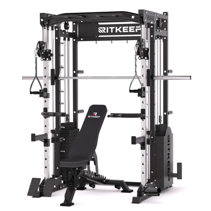 PMAX 5600 Home Gym Smith Machine with Integrated Weight System
