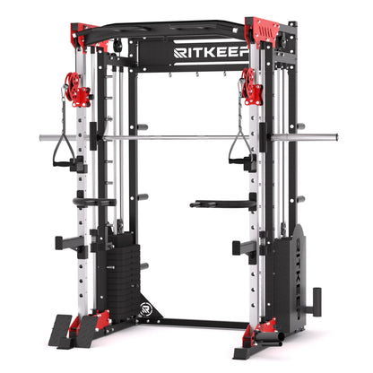 PMAX 5600 Home Gym Smith Machine with Integrated Weight System