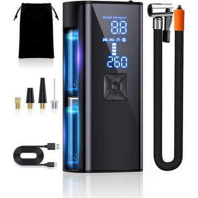 150PSI Portable Tire Inflator with 25000mAh Battery for Car Tires