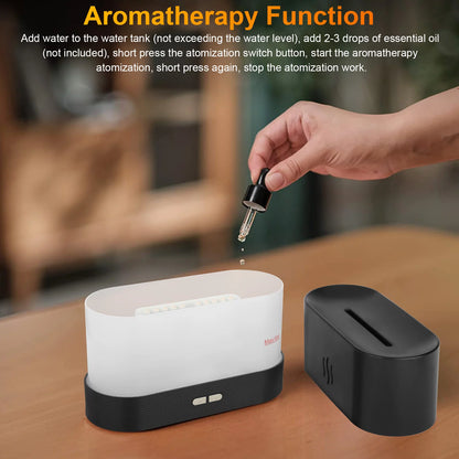 180ml Essential Oil Diffuser with 7-Color LED Light & Humidifier for Office & Home