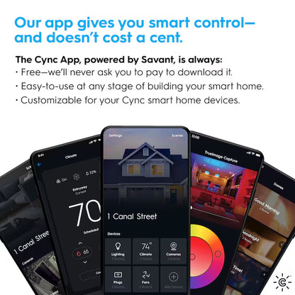 Black Smart Thermostat with Wi-Fi Connectivity and Smart Home Compatibility