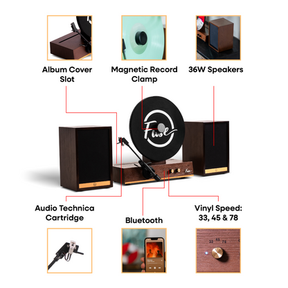 Fuse Audio GLD Vertical Vinyl Record Player - image 4