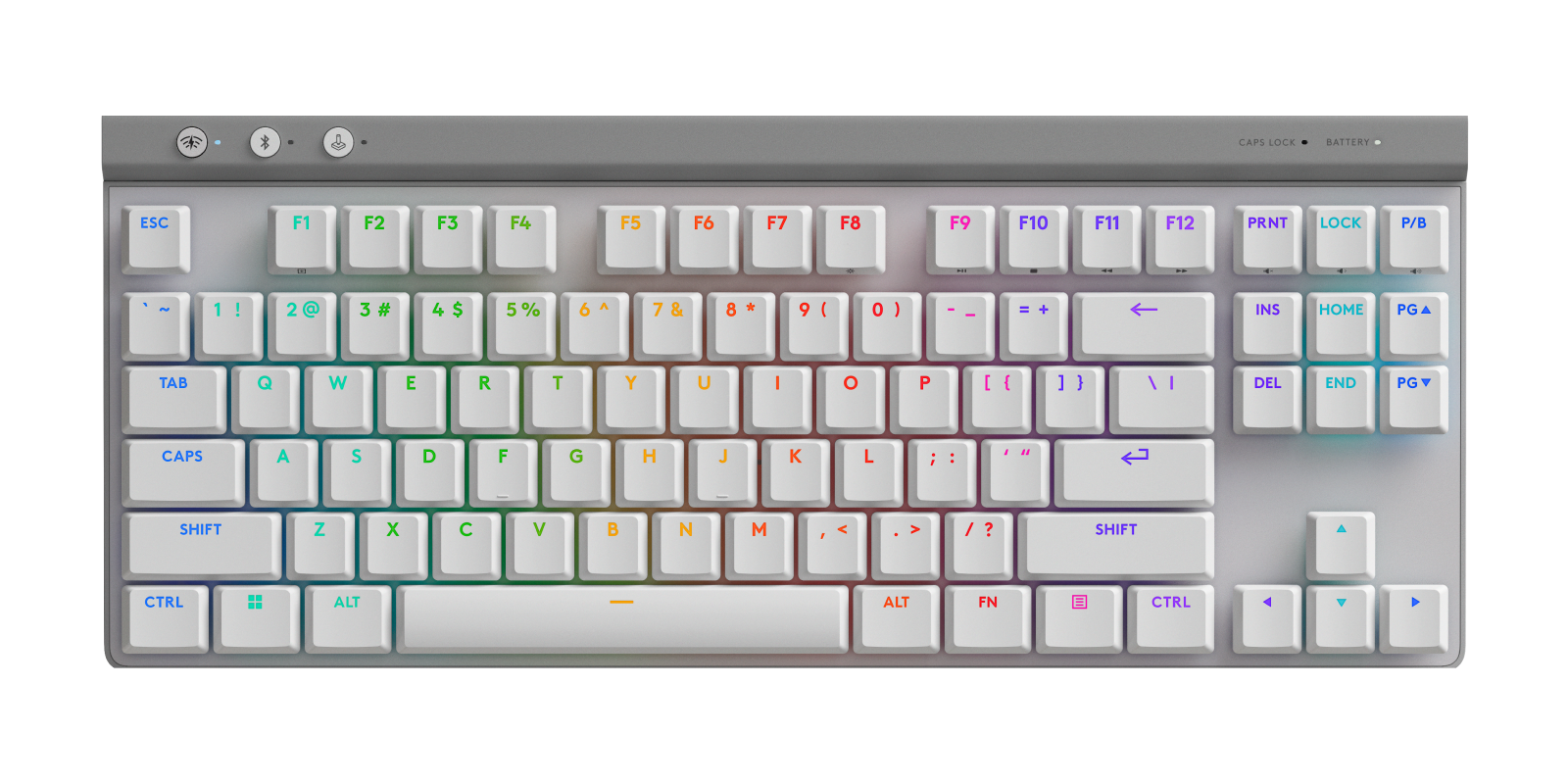 Logitech G515 LIGHTSPEED TKL Tactile (White)