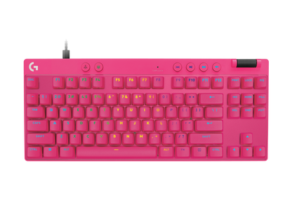 Logitech PRO X TKL RAPID - Magenta - LINEAR - US