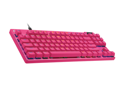 Logitech PRO X TKL RAPID - Magenta - LINEAR - US - view 2