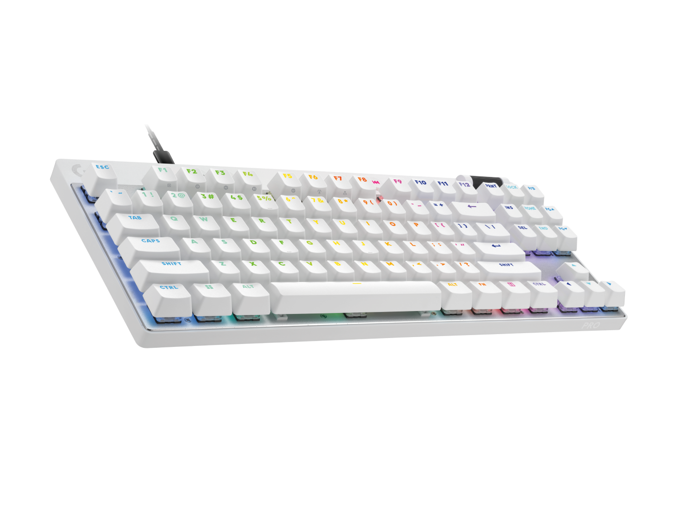 Logitech PRO X TKL RAPID - White - LINEAR - US - view 2